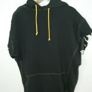 LF Sweatshirt Hoodie BLACK Oversize Pullover Small‎